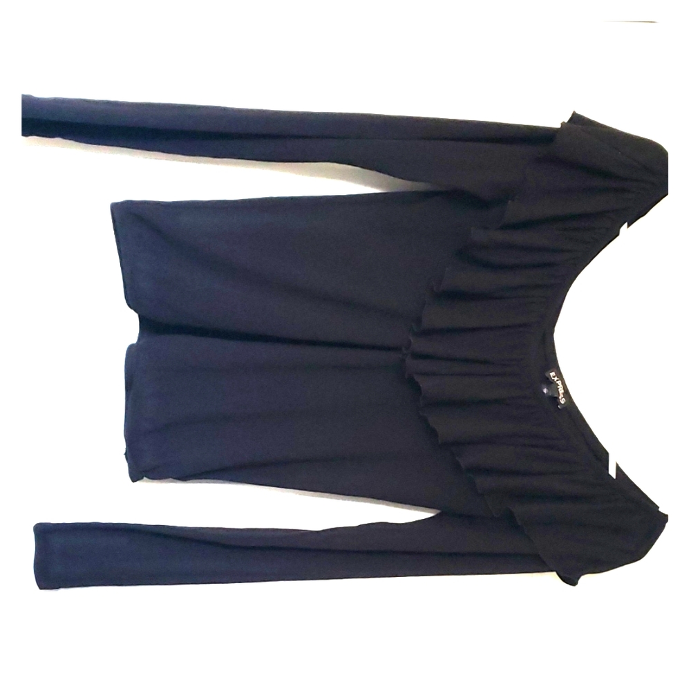Black Express dress top